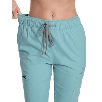 niaahinn Women's Scrubs Set with 10 Pockets and Style