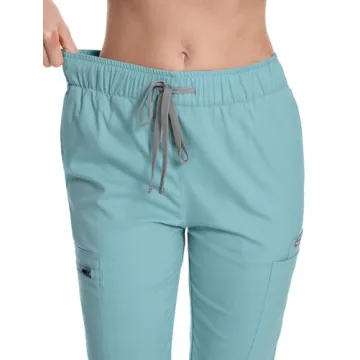 niaahinn Women's Scrubs Set with 10 Pockets and Style