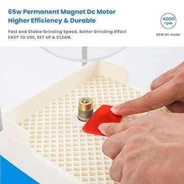 Portable ANBULL Stained Glass Grinder for Art Projects