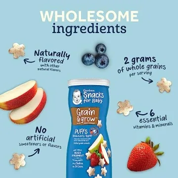 Gerber Baby Snacks Puffs Variety Pack - 2 Count of 4 Packs