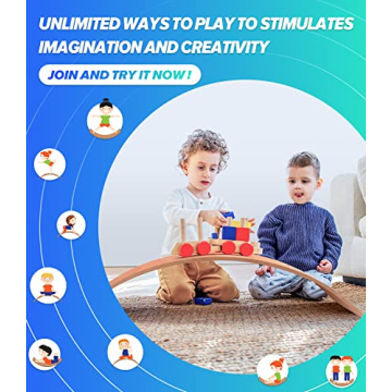 37 Inch Wooden Balance Board Kids Adults Montessori Toy