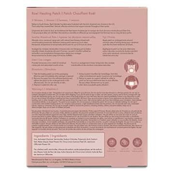 Rael Heating Pad, Herbal Heating Patches - Period Heating Pads for Cramps, Heat Therapy, Ultra Thin ...