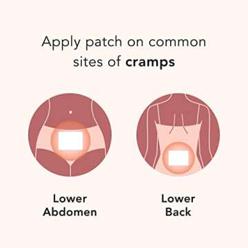 Rael Heating Pad, Herbal Heating Patches - Period Heating Pads for Cramps, Heat Therapy, Ultra Thin Design, On The Go Size, for All Skin Types (15 Count)