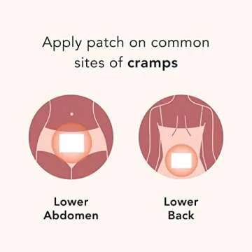 Rael Herbal Heating Pads for Menstrual Cramps - Discreet Comfort