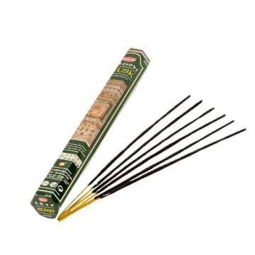 Hem Precious Musk Fragrance Incense Sticks - 120 Natural Sticks for Relaxation