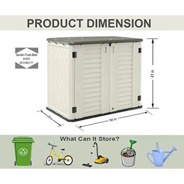 Stylish Weather Resistant Storage Shed for Outdoor Needs