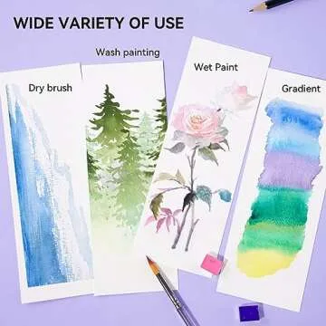 MeiLiang 52 Color Watercolor Set with Art Supplies