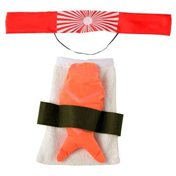 Rubies Sushi Pet Costume for Dogs - Adorable Sushi Jumpsuit!