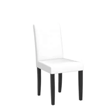 Yaheetech Dining Chair Set 4 Faux Leather Modern Design