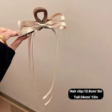 Agirlvct Bowknot Hair Clip – Stylish Hair Accessory