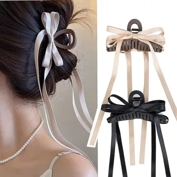 Agirlvct Bowknot Hair Clip – Stylish Hair Accessory