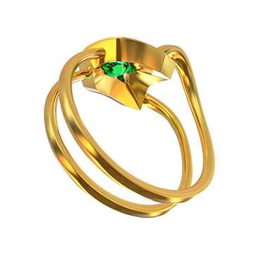 Loki Ring Thor: Ragnarok Cosplay Costume Accessories Jewelry with Gifts Box
