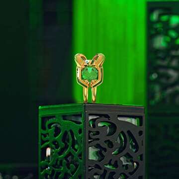 Loki Ring Thor: Ragnarok Cosplay Costume Accessories Jewelry with Gifts Box