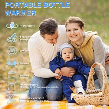 Portable Bottle Warmer for Breastmilk and Formula