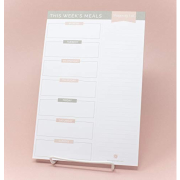 Bloom Daily Meal Planner - Magnetic Grocery List & Planner