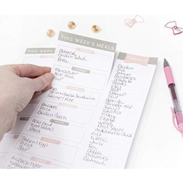 Bloom Daily Meal Planner - Magnetic Grocery List & Planner