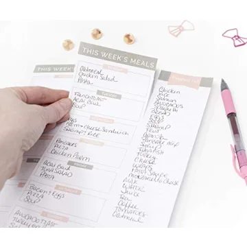 Bloom Daily Meal Planner - Magnetic Grocery List & Planner
