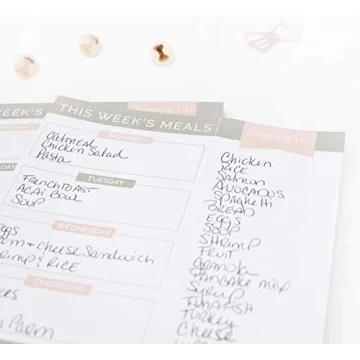 Bloom Daily Meal Planner - Magnetic Grocery List & Planner