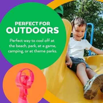 O2COOL Handheld Misting Fan - Beat the Heat Anywhere!