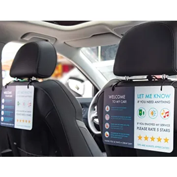 NIVRANA Rideshare Car Sign 2-Pack for Enhanced Service