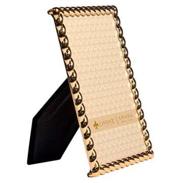 Lawrence Frames 4x6 Golden Rope Picture Frame (712046)