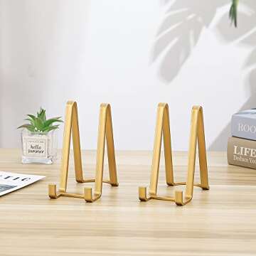 Plate Stands for Display - Ideal for Art & Home Decor