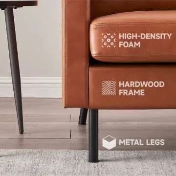 Z-hom Top-Grain Leather Sofa