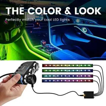 Versatile YANTU 3-Socket Car Charger with USB Ports