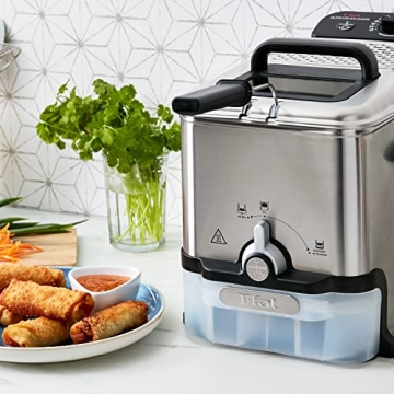 T-fal 3.5L Deep Fryer with Oil Filtration & Digital Timer