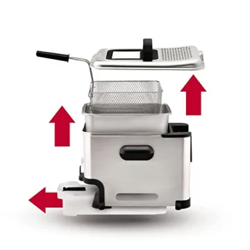 T-fal 3.5L Deep Fryer with Oil Filtration & Digital Timer