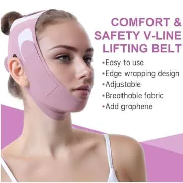 Graphene V-Line Mask Chin Strap for Jawline Defining