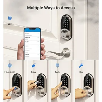 Veise Smart Lock - Keyless Entry and Fingerprint Access