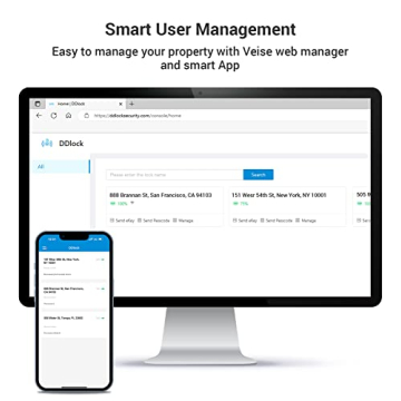 Veise Smart Lock - Keyless Entry and Fingerprint Access