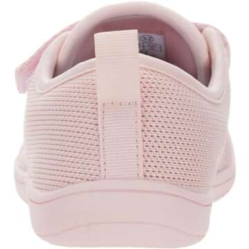 WHITIN Toddler/Girls Barefoot Shoes Wide Toe Box Minimalist Zero Drop Fashion Sneakers Size 7 Kids Sports Dress Jogging Running Comfy Flat Tennis Walking Pink 24