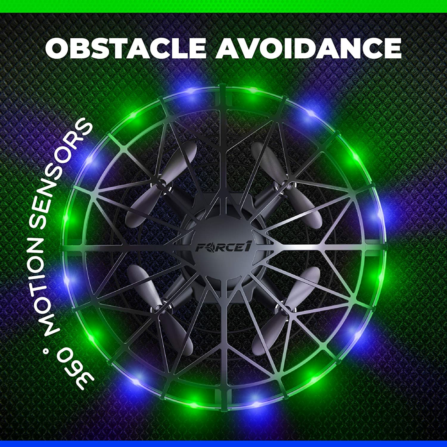 Force1 LED Hand Operated Mini Drone for Kids