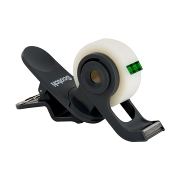 Scotch Clip & Twist Tape Dispenser for Easy Gift Wrapping