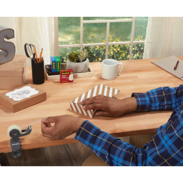 Scotch Clip & Twist Tape Dispenser for Easy Gift Wrapping