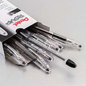 Pentel R.S.V.P. Ballpoint Pens with Ergonomic Grip