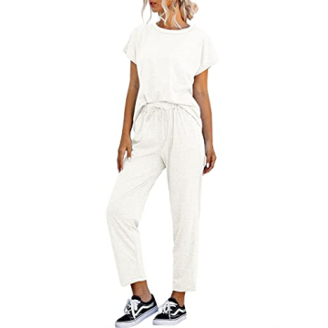 Eurivicy Women's 2 Piece Casual Summer Tracksuit Set - Lightweight & Comfortable