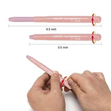 ZEYAR Twistable Crayons Non Toxic Washable Art Supplies