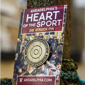 Axeadelphia Heart Of The Sport Gold Die Cast Pin - NATF Style