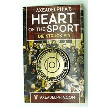 Axeadelphia Heart Of The Sport Gold Die Cast Pin - NATF Style