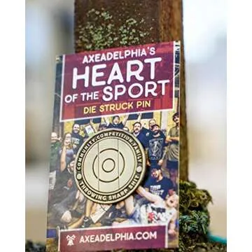 Axeadelphia Heart Of The Sport Gold Die Cast Pin - NATF Style