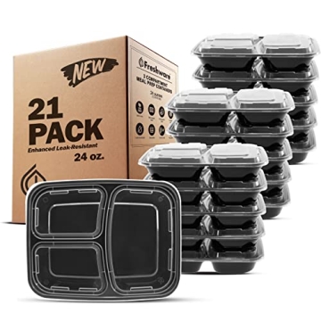 Freshware 21-Pack Meal Prep Containers with Lids