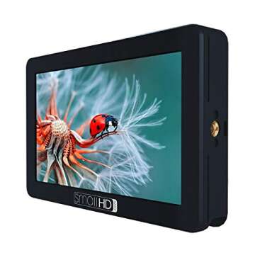 SmallHD Focus 5" On-Camera Touchscreen Daylight Visibility Monitor Kit with NP-FW50 Faux Battery Adapter to Sony Cameras