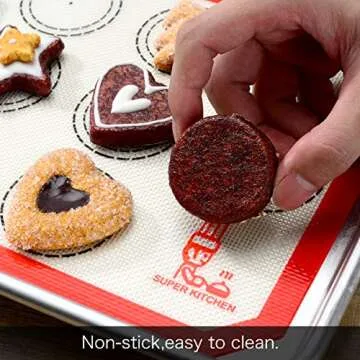 Non Stick Silicone Baking Mat Set - Perfect for All Baking Needs