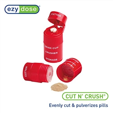 EZY DOSE Pill Cutter, Crusher & Grinder - Easy Meds