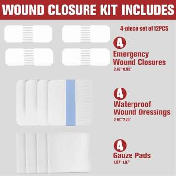 Dotodo Emergency Wound Closure Strips - Quick Care Kit