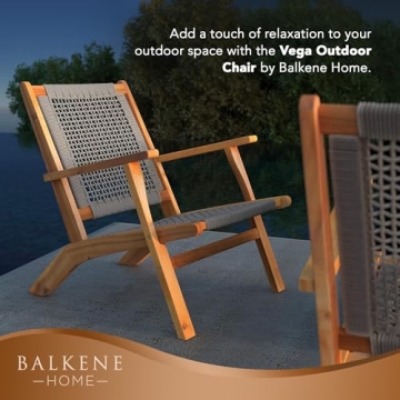 Patio Sense Vega Outdoor Chair Stylish Comfort for Any Space