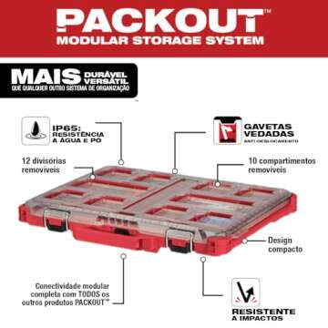 Milwaukee 48-22-8431 PACKOUT Low-Profile Organizer